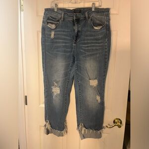 Judy Blue jeans, distressed. Size 18
